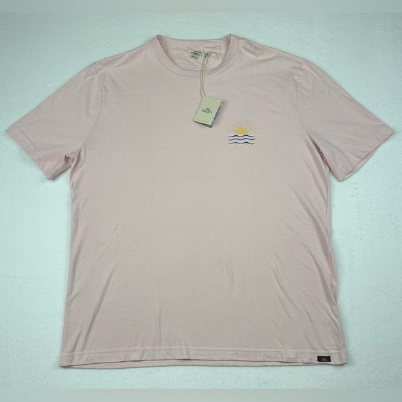 Faherty Other - Faherty Men’s XL Faded Pink Graphic Cutback T-Shirt Sun & Waves Graphic NEW